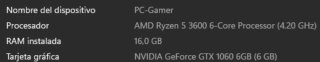 PC Gaming Ryzen 5 GTX 1060 6GB 16GB DDR4