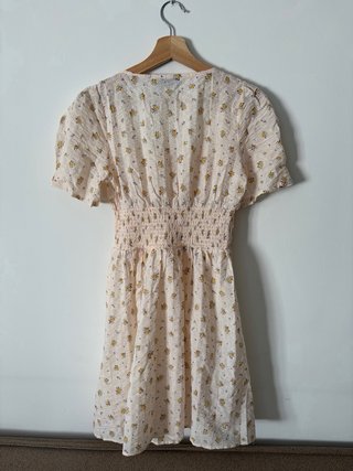 Vestido floral Monoprix ligero talla S