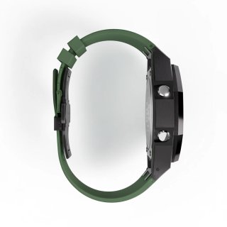 Casioak GA-2100 Mod Negro Metal Verde