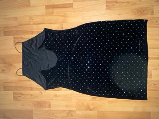 Vestido Terciopelo con Strass
