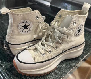 Converse All Stars Mujer Beige/Blanco