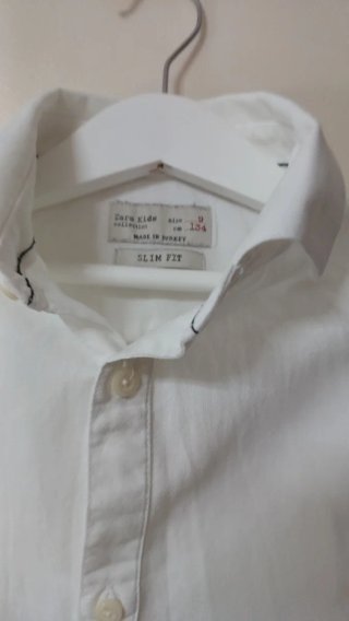 Camisa blanca Zara Kids Talla 9 años