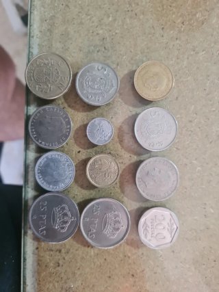 Lote de monedas antiguas Pesetas