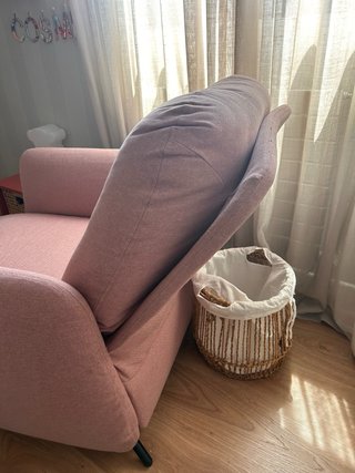 Sillón reclinable rosa IKEA