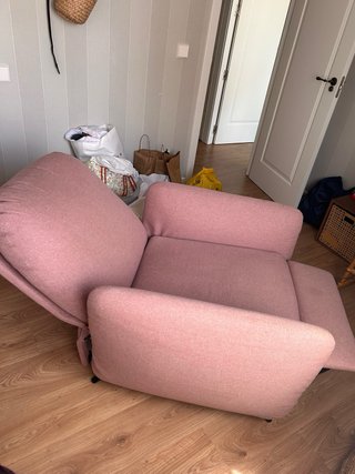 Sillón reclinable rosa IKEA