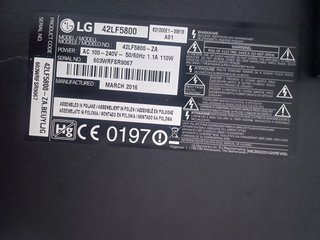 Televisor LG 42 Smart TV (42LF5800-ZA)