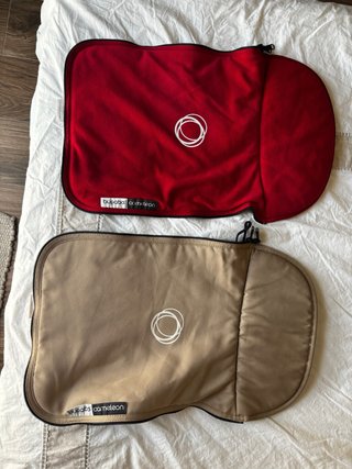 Bugaboo Cameleon Fundas (Rojo y Beige)