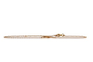 Pulsera infinito circonitas oro 18k - ref.15350