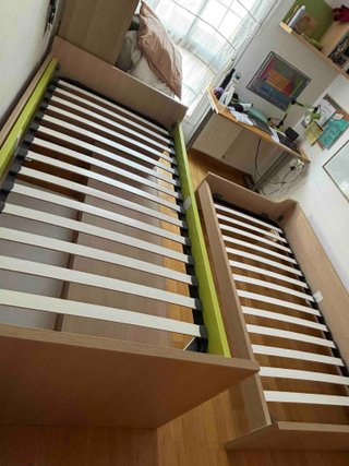 Cama nido juvenil 90x190 con 2 colchones