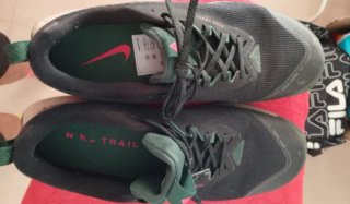 Zapatillas Trekking Talla 45'5 Verde Oscuro