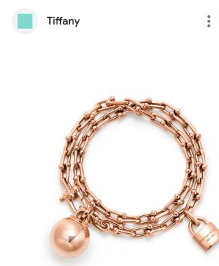 Pulsera Tiffany & Co. eslabones oro