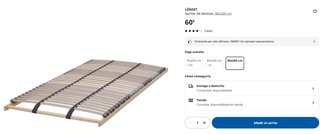 Cama IKEA MALM Blanca 180x200 cm