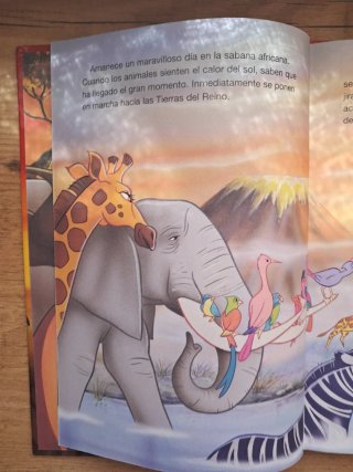 Libro infantil El Rey León Disney