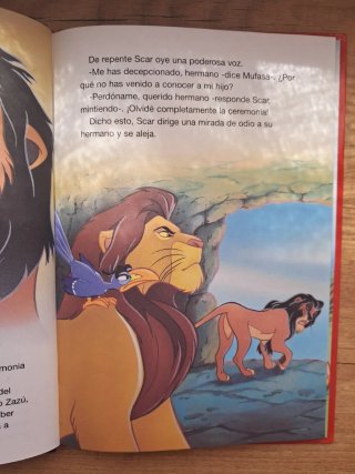 Libro infantil El Rey León Disney