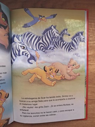 Libro infantil El Rey León Disney