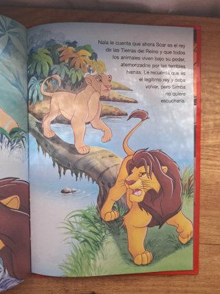 Libro infantil El Rey León Disney