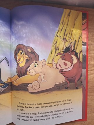 Libro infantil El Rey León Disney