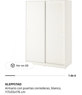 Armario Ikea 2 puertas correderas