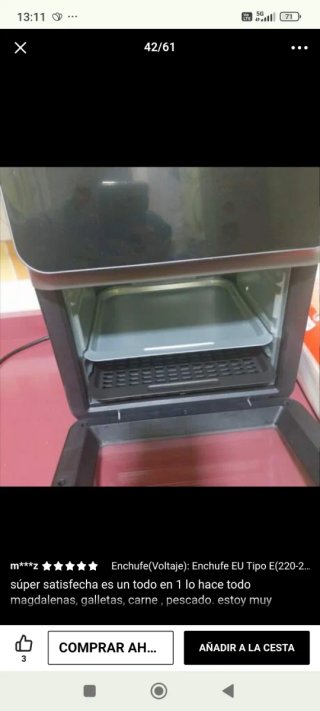 Horno Air Fryer FD-1015B 9.5Q 1350W