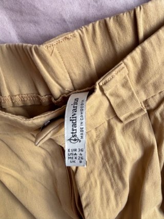 Pantalones Stradivarius Beige