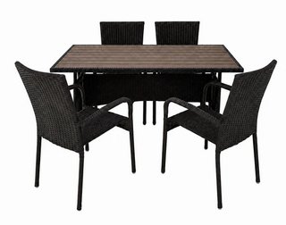 CHOLLAZO¡¡¡ Mesa Comedor Ratán 6/4 Sillas
