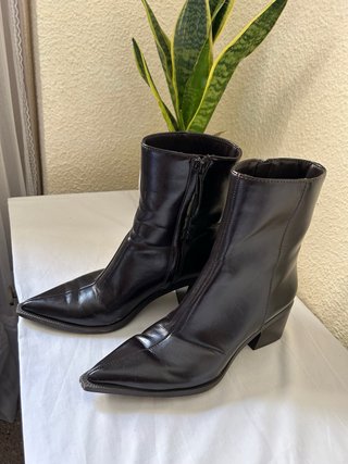 Botines Zara Marrones Tacon