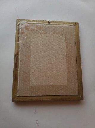 Cuadro Virgen María Orando Dorado