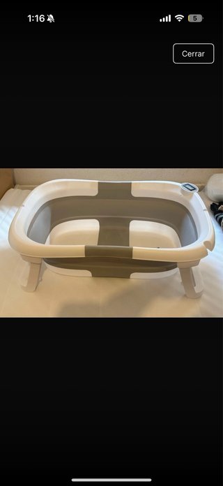 Bañera bebé plegable