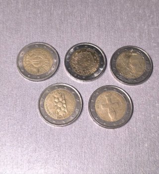 Monedas 2 Euros Conmemorativas y de Linea