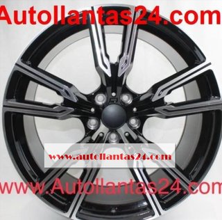 Juego 4 llantas bmw x5 x6 black nasau 20 r034901
