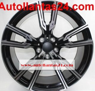 Juego 4 llantas bmw x5 x6 black nasau 20 r034901