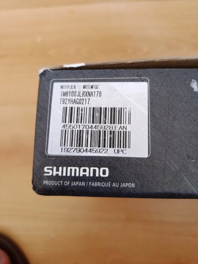 Kit  Freno Disco Shimano Deore XT M8100JLRXNA170