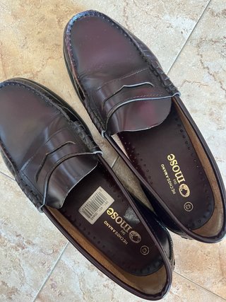 Mocasines burdeos