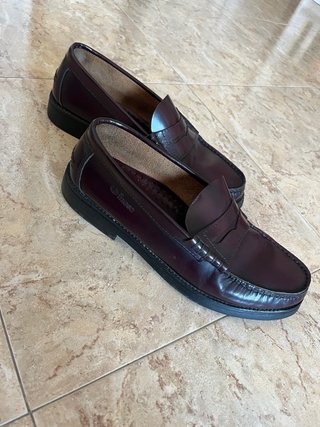 Mocasines burdeos