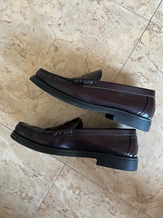 Mocasines burdeos