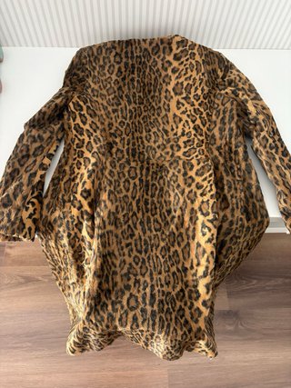 Abrigo Leopardo Mujer Talla L