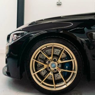 LLANTAS BMW 18-19-20 PULGADAS MOD. BANZI DORADO.