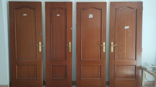Puertas de madera paso varios tamaños