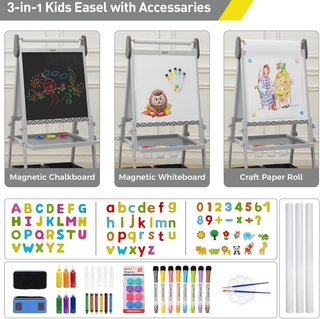 FUNLIO Caballete de Arte para Niños de 3 a 8 años