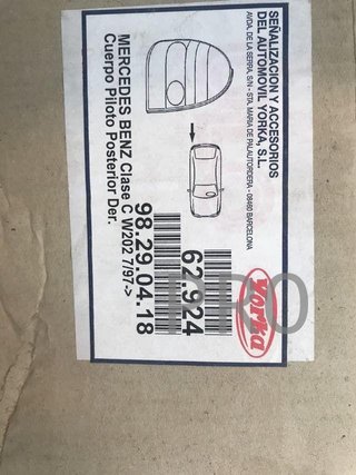Cuerpo piloto mercedes w202 derecho nuevo