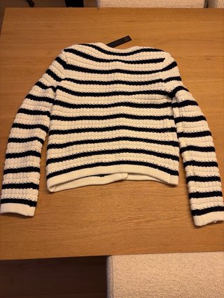 Chaqueta House of Harlow 1960 Blanca y Dorada XS