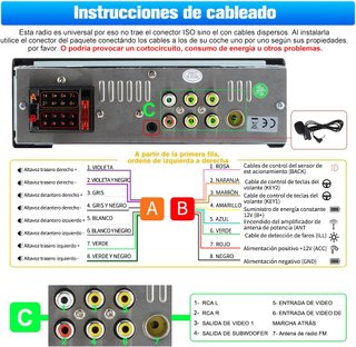 Radio Coche con Pantalla Táctil 6.36 Pulgadas