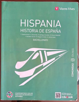 Hispania, historia de España 2º bachillerato