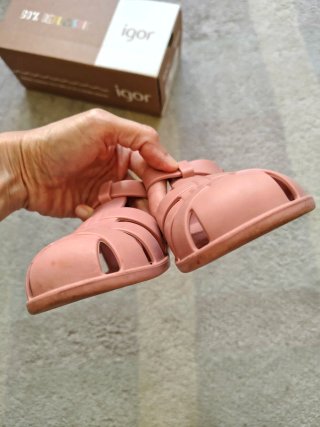 Sandalias Igor Nemo Solid Rosa Talla 27