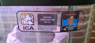 Acuario 150L con mueble negro