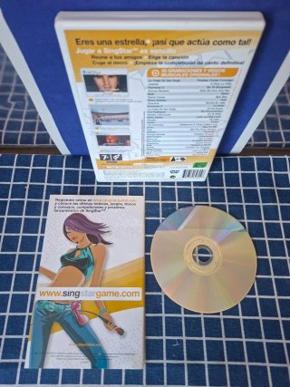 🇪🇸 PS2 SINGSTAR 1 ORIGINAL COMPLETO