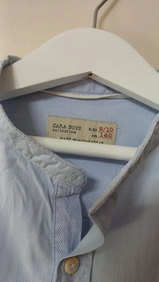 Camisa niño Talla 10 años azul