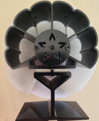 Ventilador Estufa Leña + Termómetro