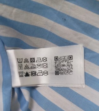 Camisa Rayas Azul y Blanco Zara Mujer