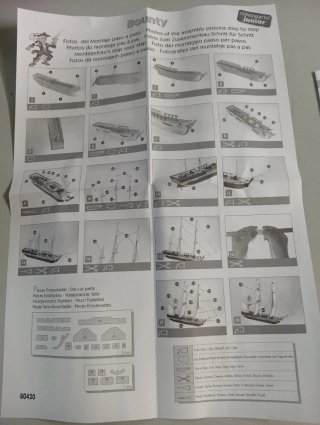 Maqueta Fragata Bounty Constructo Junior